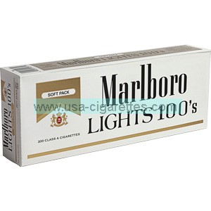 Marlboro Gold Pack 100's soft pack cigarettes
